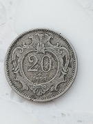 Austria 20 heller 1893