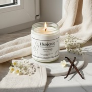 Świeca sojowa handmade Ukojenie- Wanilia