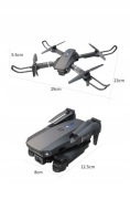 DRON Z KAMERĄ HD WIFI | SKŁADANY | DO 100m | STABILNY LOT | E88 E99 