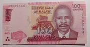Malawi 100 kwacha 2020 UNC