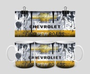 Kubek z nadrukiem CHEVROLET prezent logo 330ml