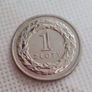 Moneta 1 zł z 2008 roku obiegowa 1zl złoty 2008r rok obiegowe RZADKA