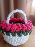 Koszyczek wielkanocny ze sznurka. Hand made 