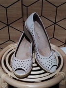 Buty Ryłko Relax skóra miękkie koturn 38