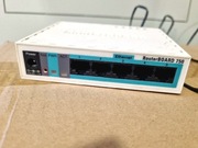 Mikrotik RouterBOARD RB 750 sprawny 100% +zasilacz