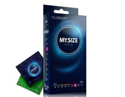 Prezerwatywy MY.SIZE Pro 64mm cienkie 10 szt Nawilżane z Lateksu Dopasowane