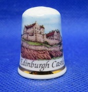 Naparstek Kolekcjonerski Porcelanowy- Edinburgh Zamek 