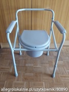 krzesło toaletowe bruno (RF-801, max obciążenie 100kg)