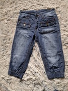 Gina Benotti spodnie jeansowe rybaczki 36/S niebieskie