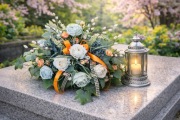 Kompozycja stroik na cmentarz 