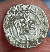 Denar Węgry Królowa Maria Andegaweńska 1382-1385  srebro 