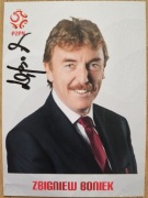 Zbigniew Boniek - oryginalny autograf
