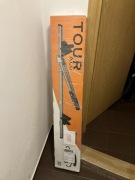 Uchwyt rowerowy na dach AMOS srebrny Tour nośność 18 kg z zabezpieczeniem