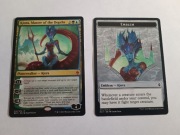 Kiora, Master of the Depths Battle for Zendikar + Emblem