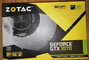 Zotac Geforce GTX 1070 AMP Edition 8GB GDDR5