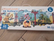 Czu czu na budowie puzzle dla dzieci