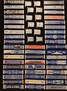 KKS Lech Poznań - odznaki (w kształcie szalików i flag) 