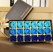 Mydlane róże zestaw 18 sztuk 