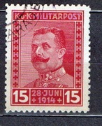 OA Bośni  Mi 122 kas. 11 1/2 katalog 15 euro(64 zł)