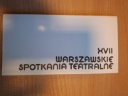 Program  XVII Warszawskie Spotkania teatralne 1987
