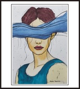 Akwarela Akwarelka Obraz pt: Niewidoczna