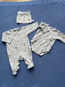 Body, pajac i czapeczka niemowlęca 50 Bonjour cherie