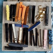 Komplet pasków do zegarków – męskie i damskie – vintage, NOS komplet 3