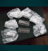 CYFRY do zegara 20 mm srebrne