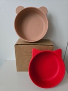 Nowe silikonowe miski Liewood 2 pack