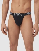 Emporio Armani rozmiar M czarne jockstrapy bielizna męska sport siłownia