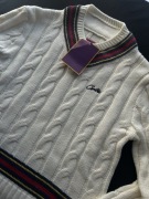 Biały sweter męski marki Corteiz rozmiar L