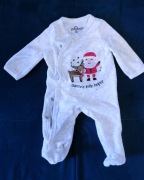 Pajacyk niemowlęcy r. 56 - świąteczny, mikołaj