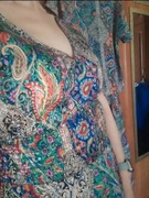 Sukienka w stylu boho z wzorem vintage– nowa