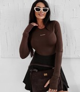 BODY DAMSKIE OLAVOGA NOMA L brązowe premium polska