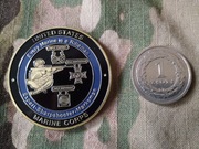 Challenge coin USMC Expert Sharpshooter Rifleman