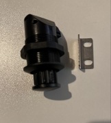 Zatrzask zamek wciskany z płytką zaczepową.