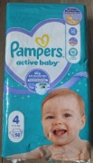 Pieluszki Pampers Active Baby 4 58 szt. 9-14 kg
