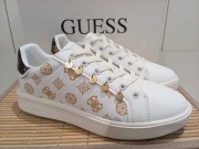 damskie białe sneakersy marki Guess wkładka 25 cm nowe