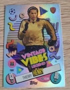 TOPPS MATCH ATTAX 2024-2025 VINTAGE VIBES LEGEND 416 THIERRY HENRY ARSENAL
