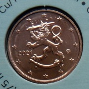 FINLANDIA  2021 2 CENTY UNC !!!!!!!!!!