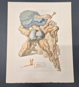 Salvador Dali Boska Komedia Dantego, drzeworyt 1959/1960 COA