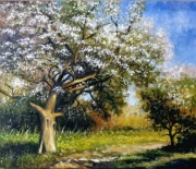 Obraz olejny  Wiosna 