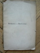 Matusiak - Soboty i Sobótki. 1911