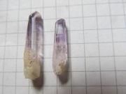 Dwa kryształy Ametystu o doskonałej przejrzystości #8