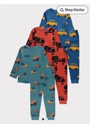 Piżamki George 3 pak 104-110  4-5  pojazdy