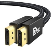 IVANKY 8K DisplayPort 1,4 2 m [certyfikat VESA], 8K 60 Hz, 4K 165 Hz, 2K