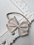 Nowa opaska bezuciskowa kokarda sesja zdjęciowa boho  wyprawka 