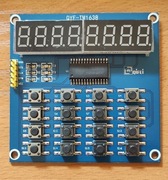 Moduł wyświetlacza led TM1638 8-cyfrowego 16 przycisków
