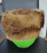 CZAPKA/TOCZEK Z NATURALNEGO FUTRA--LIS