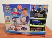 Psi patrol wieża obserwacyjna, baza, dźwięki z pojazdami figurkami Warszawa